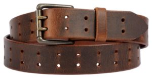 Distressed brown belt